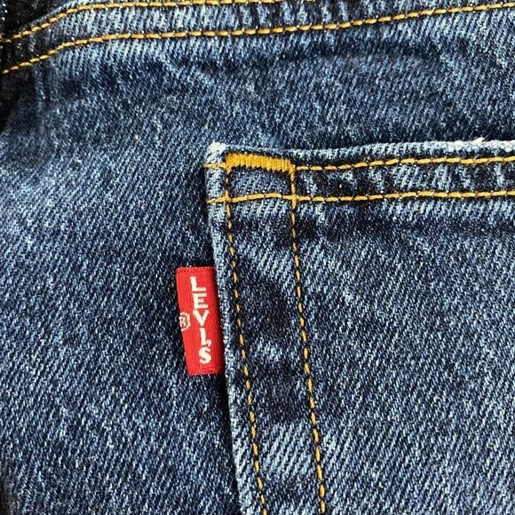 Levi's Premium Wedgie Straight Jeans Button Fly High‎ Rise NWT Women's Size 22W - Picture 7 of 12
